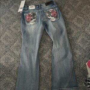 Sky Women's Light Blue Flare Jeans